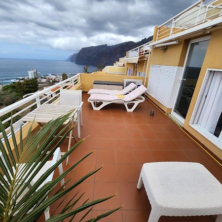 Los Gigantes,Huge Terrace,Sea View,Air Conditioning Apartment ปัวร์โตเดซานตีอาโก ภายนอก รูปภาพ