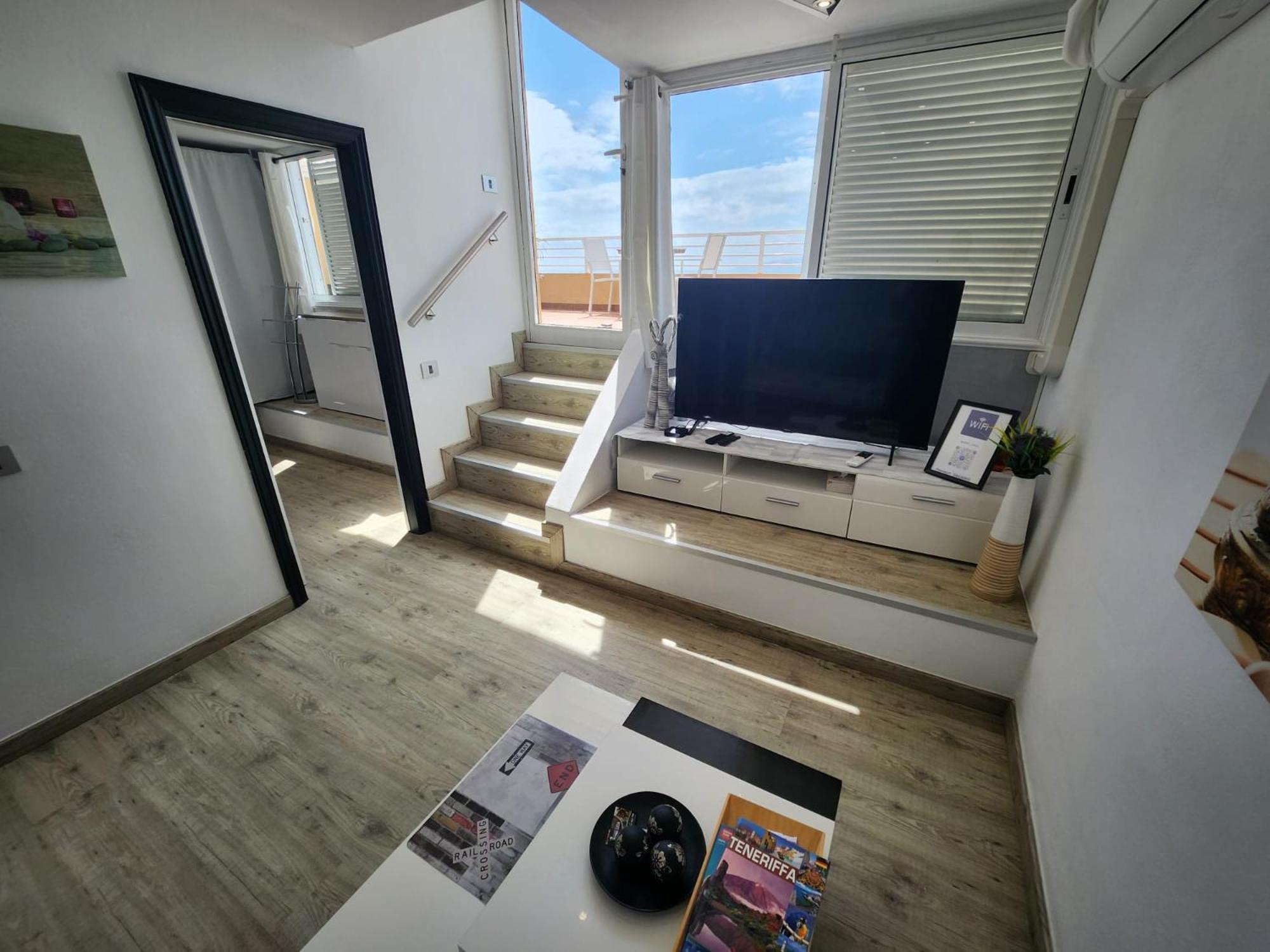 Los Gigantes,Huge Terrace,Sea View,Air Conditioning Apartment ปัวร์โตเดซานตีอาโก ภายนอก รูปภาพ